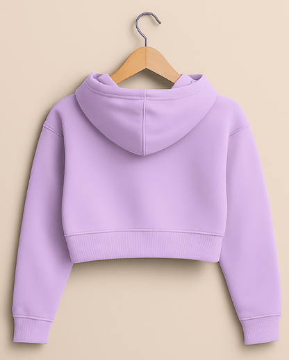 “Ready Inside” Cropped Hoodie – Baby Pink Edition