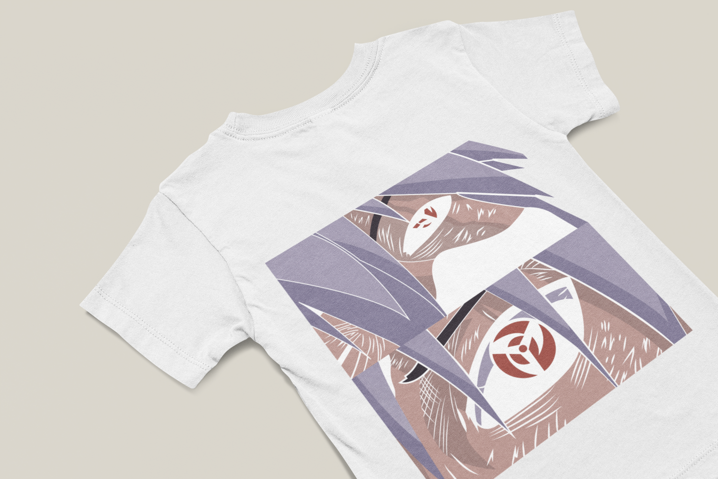 “Uchiha Reign” Oversized T-Shirt – White