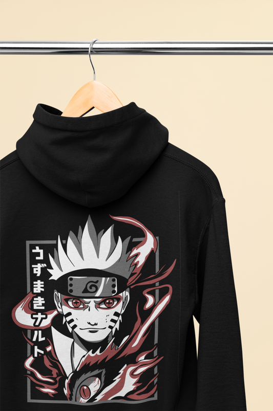Naruto Uzumaki Kurama Mode Oversized Hoodie