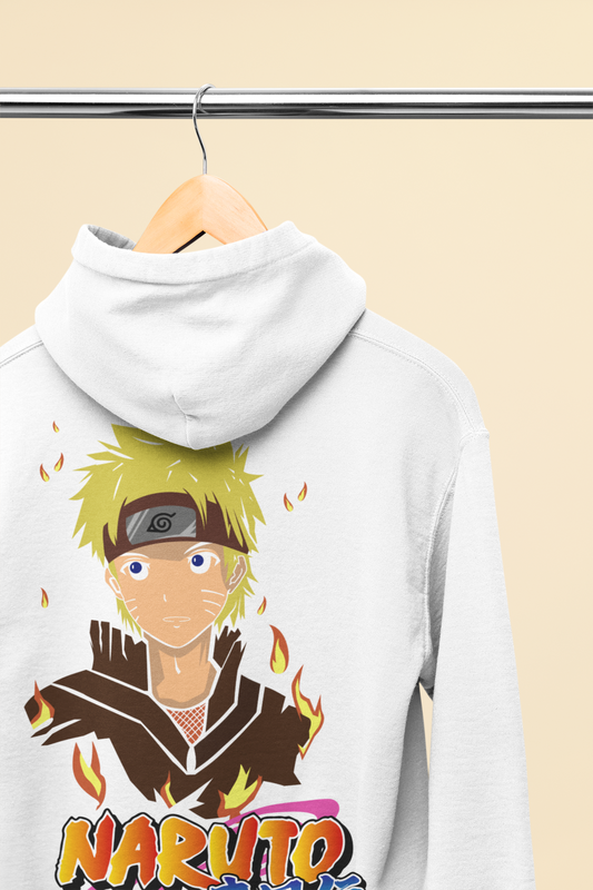 Naruto Uzumaki Flames Hoodie