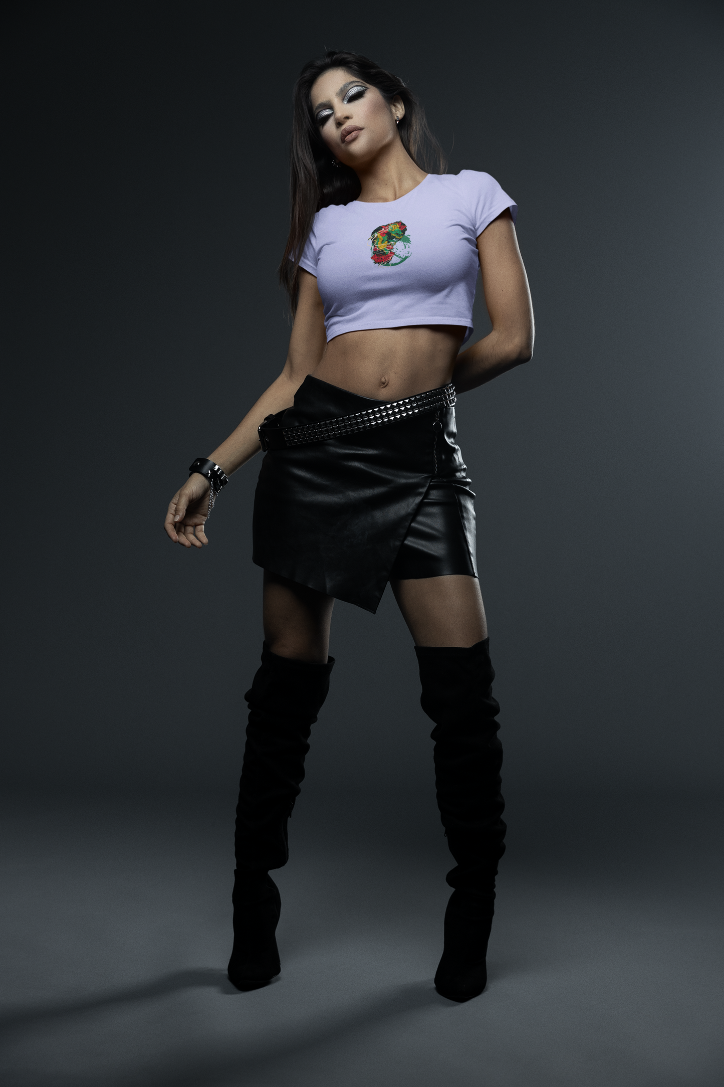 “Dream Bloom” Crop Top – Lavender Edition