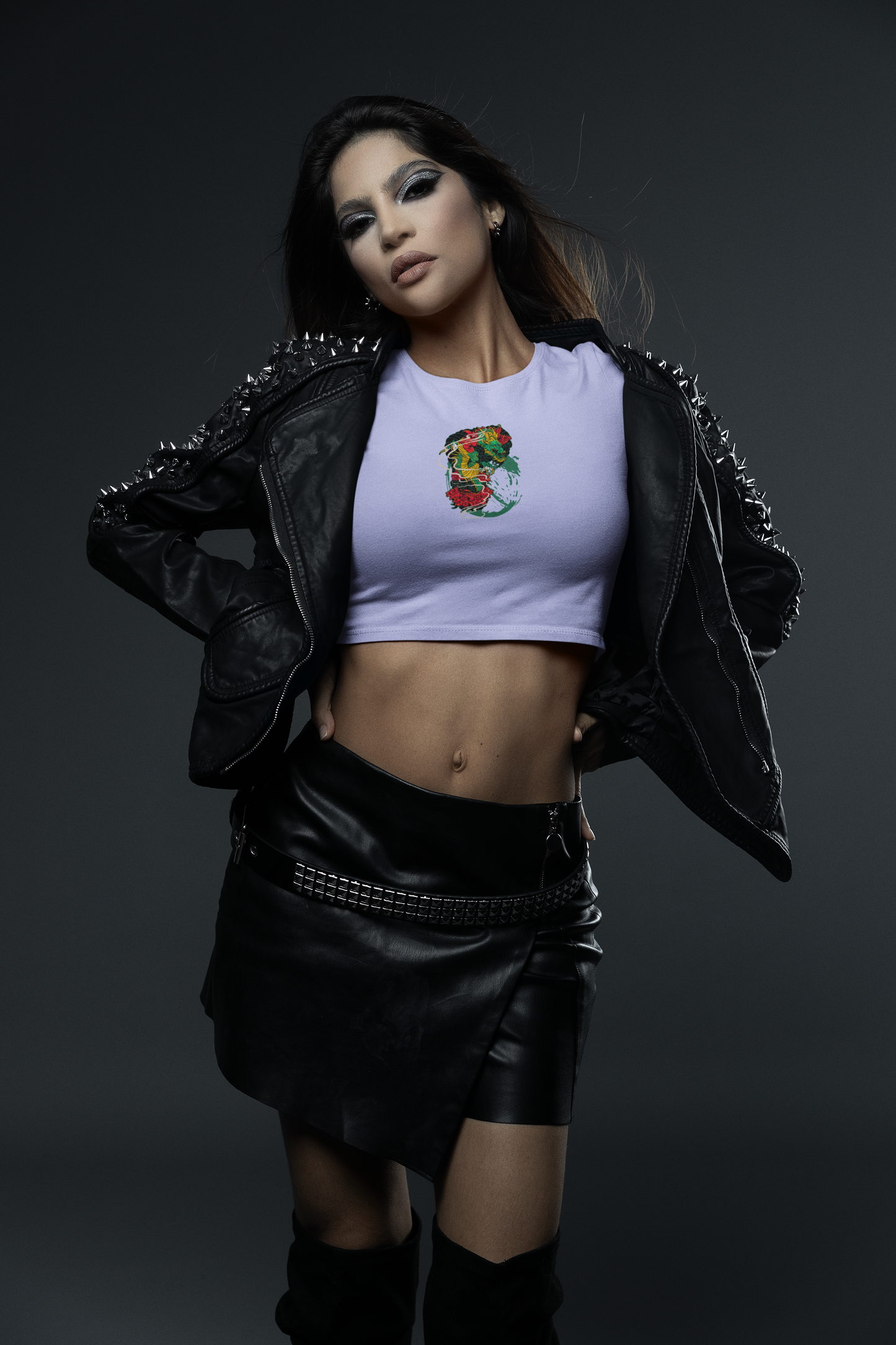 “Dream Bloom” Crop Top – Lavender Edition