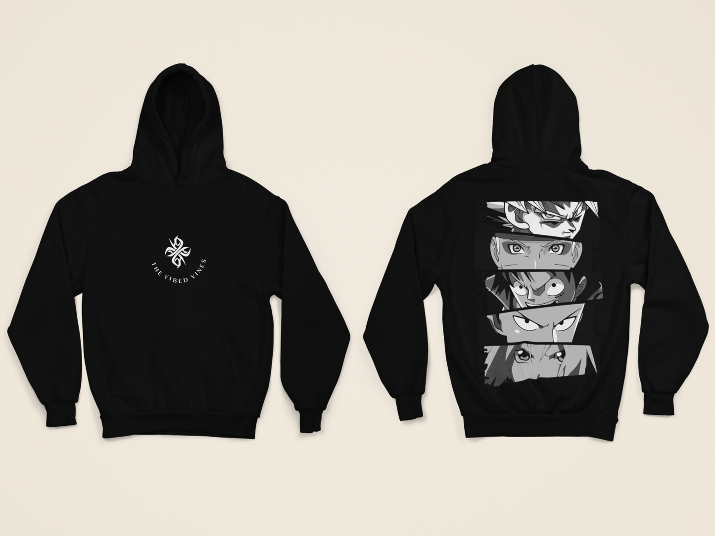 Anime Eyes Intensity Oversized Hoodie