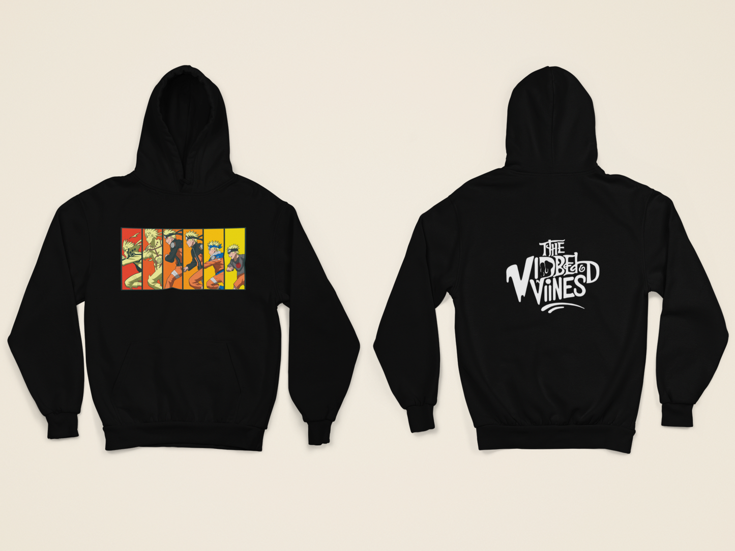Animated Ninja Action Hoodie