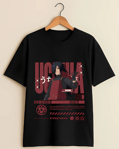 Uchiha Madara Oversized Graphic T-shirt