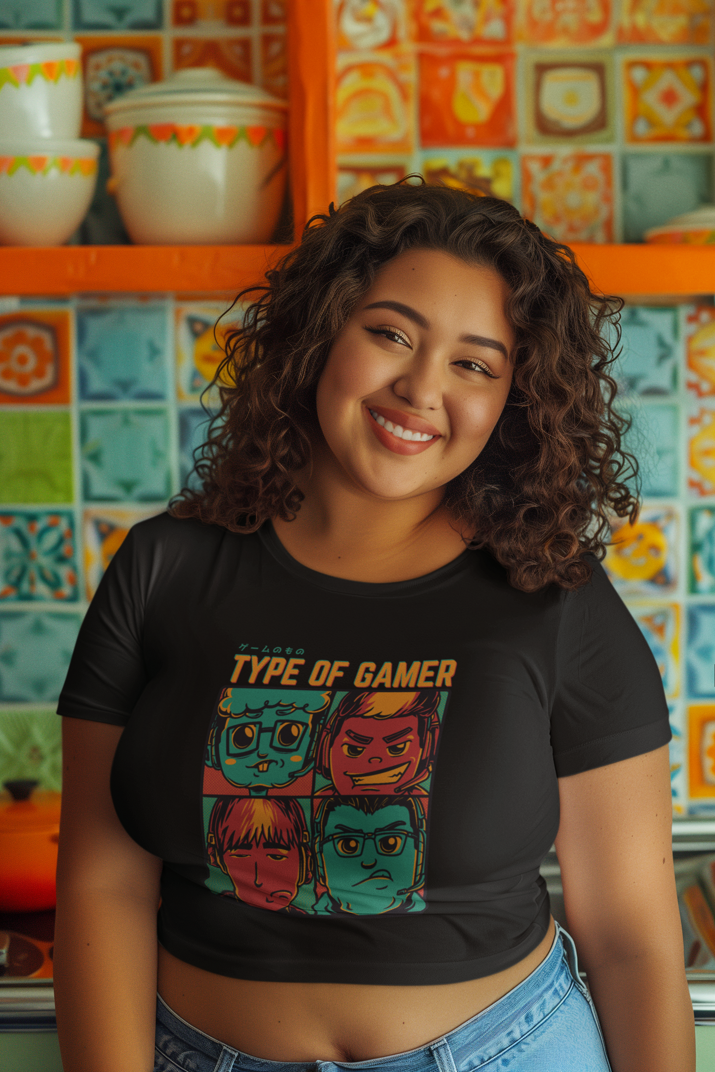 “Type of Gamer” Crop Top – Black Edition