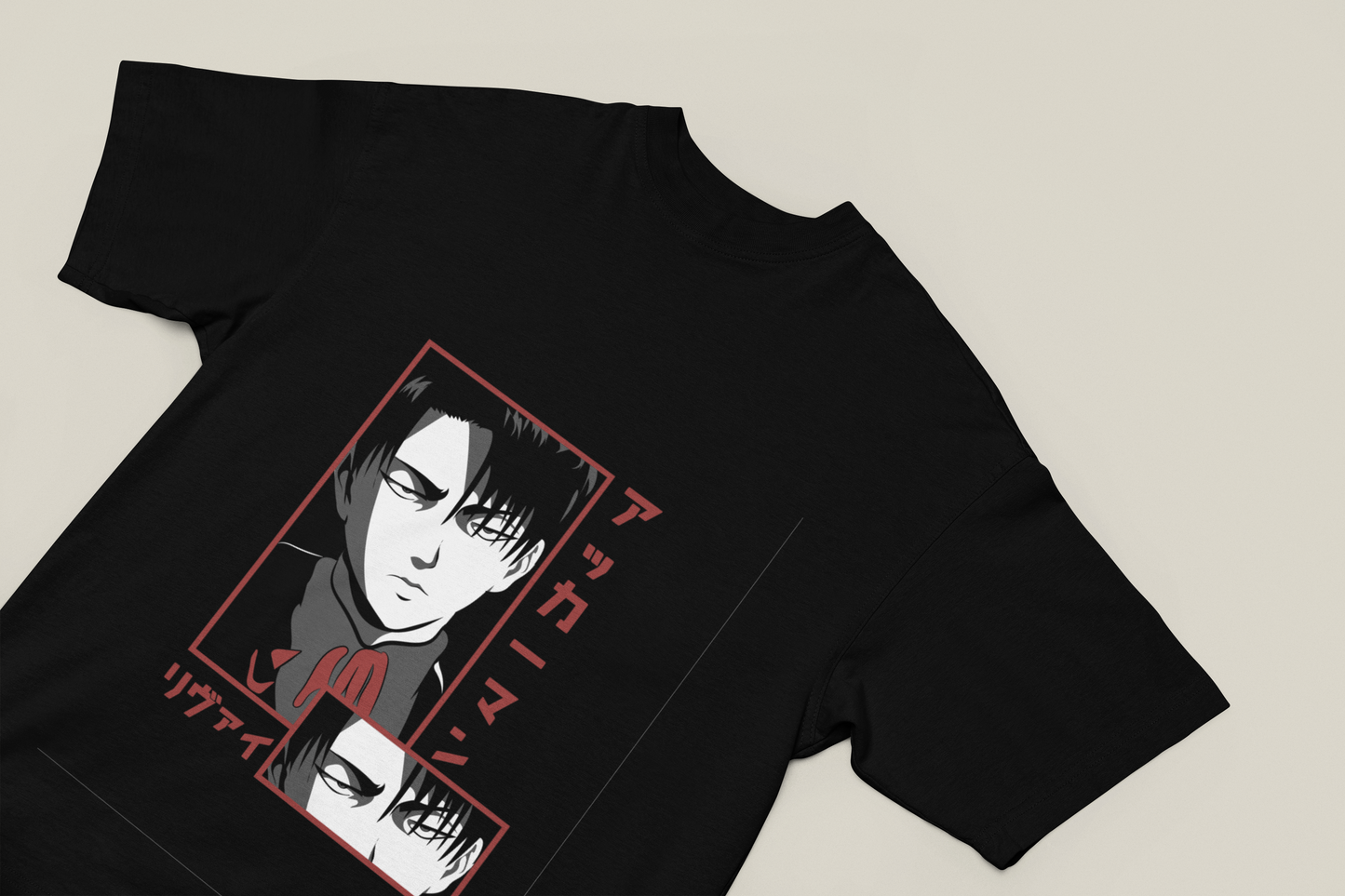 Levi Ackerman Bold Graphic T-Shirt