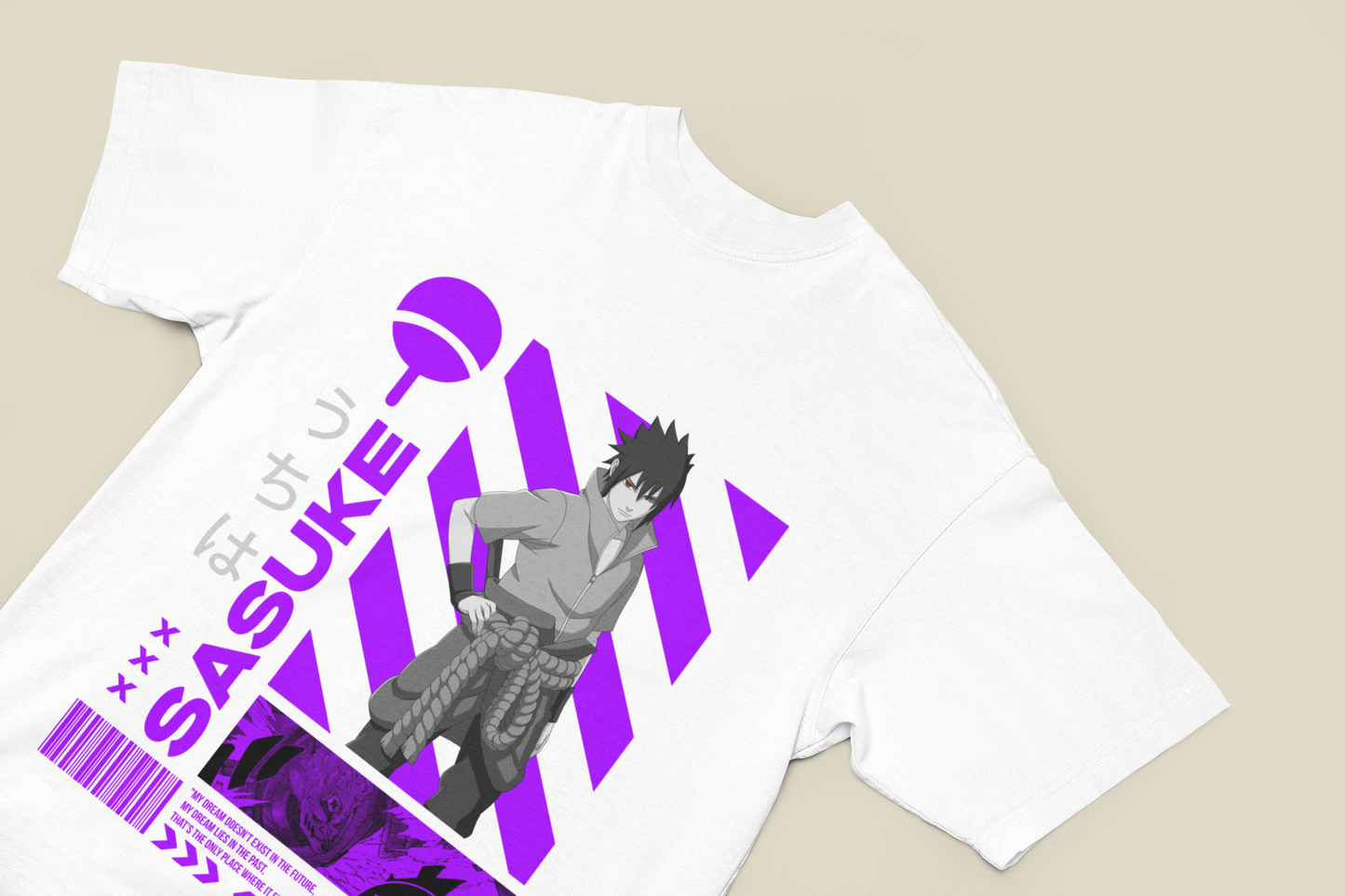 Sasuke Streetwear Oversized Graphic T-shirt
