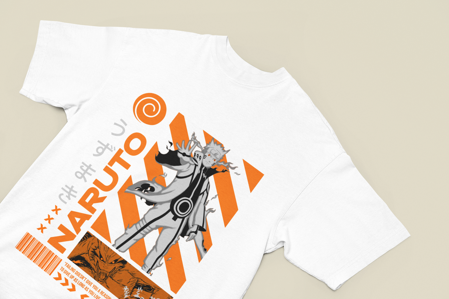 Naruto Sage Mode Oversized Graphic T-shirt