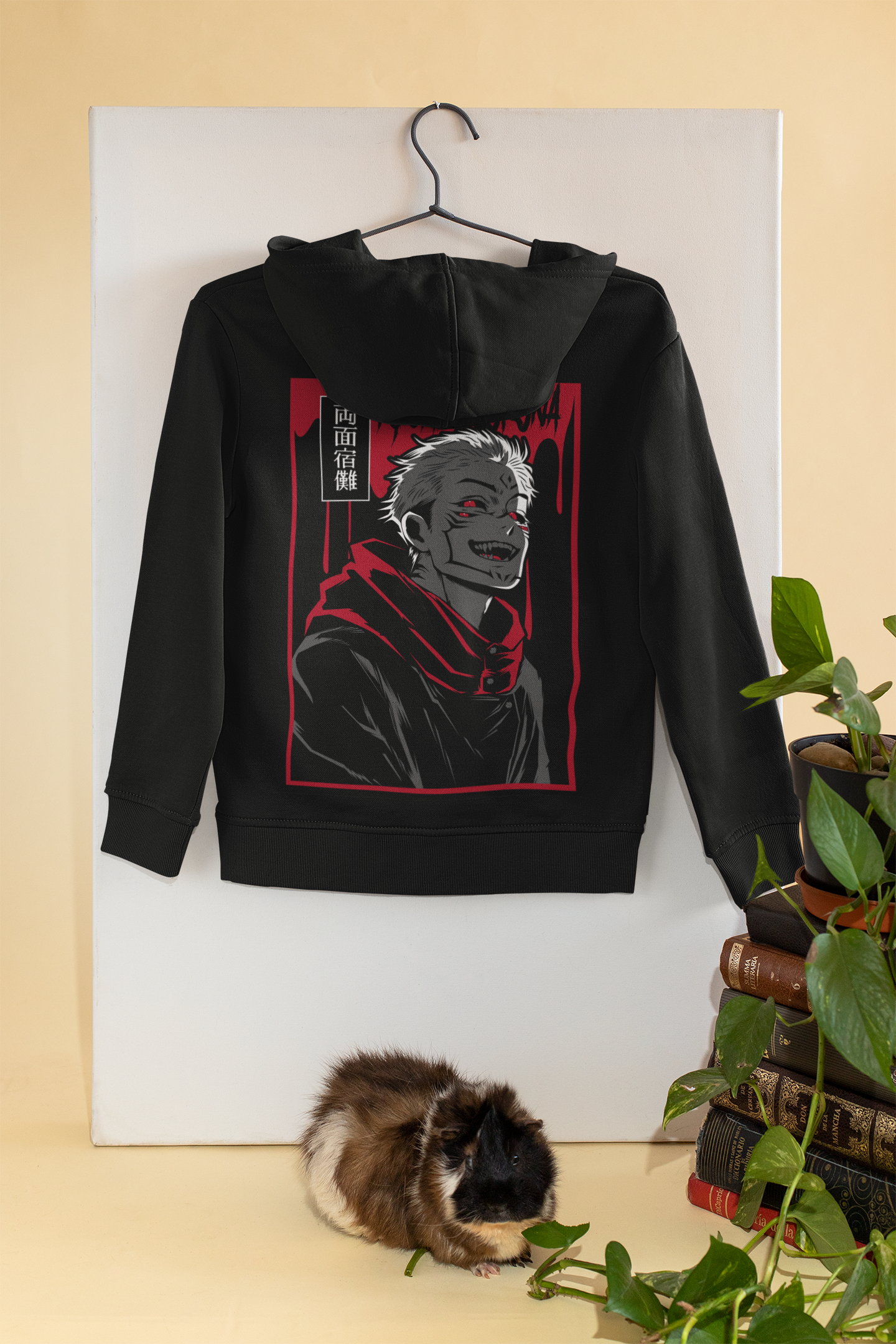 Ryomen Sukuna Menacing Graphic Oversized Hoodie