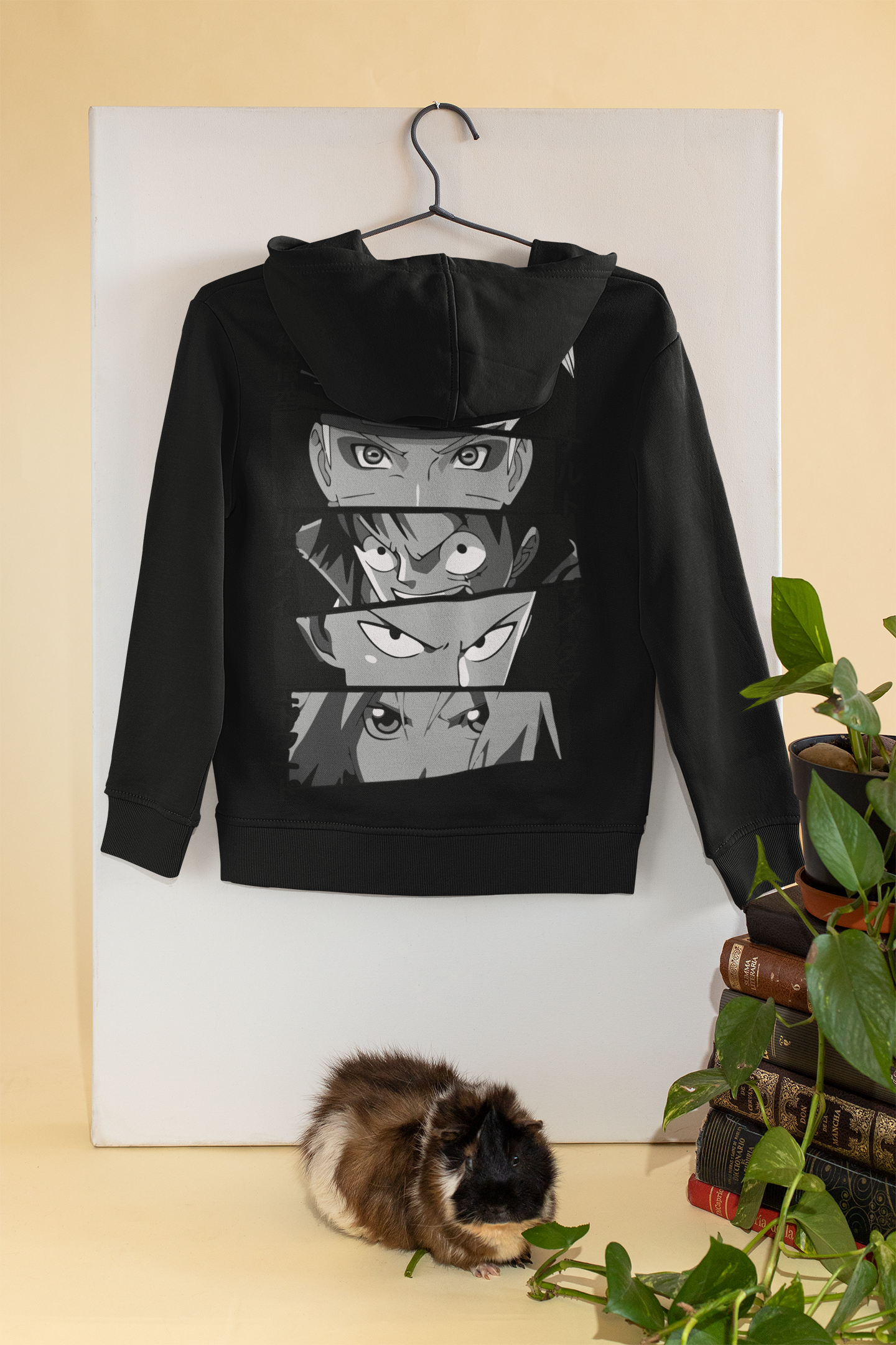Anime Eyes Intensity Oversized Hoodie
