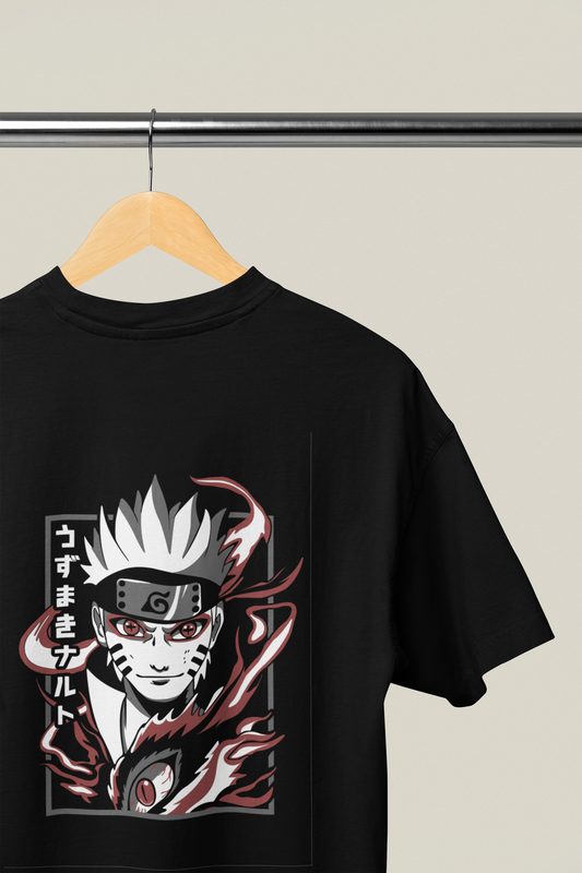 Naruto Uzumaki Kurama Mode Graphic T-Shirt