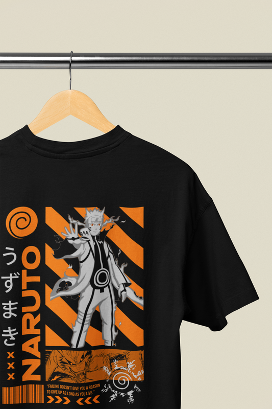 Naruto Sage Mode Oversized Graphic T-shirt