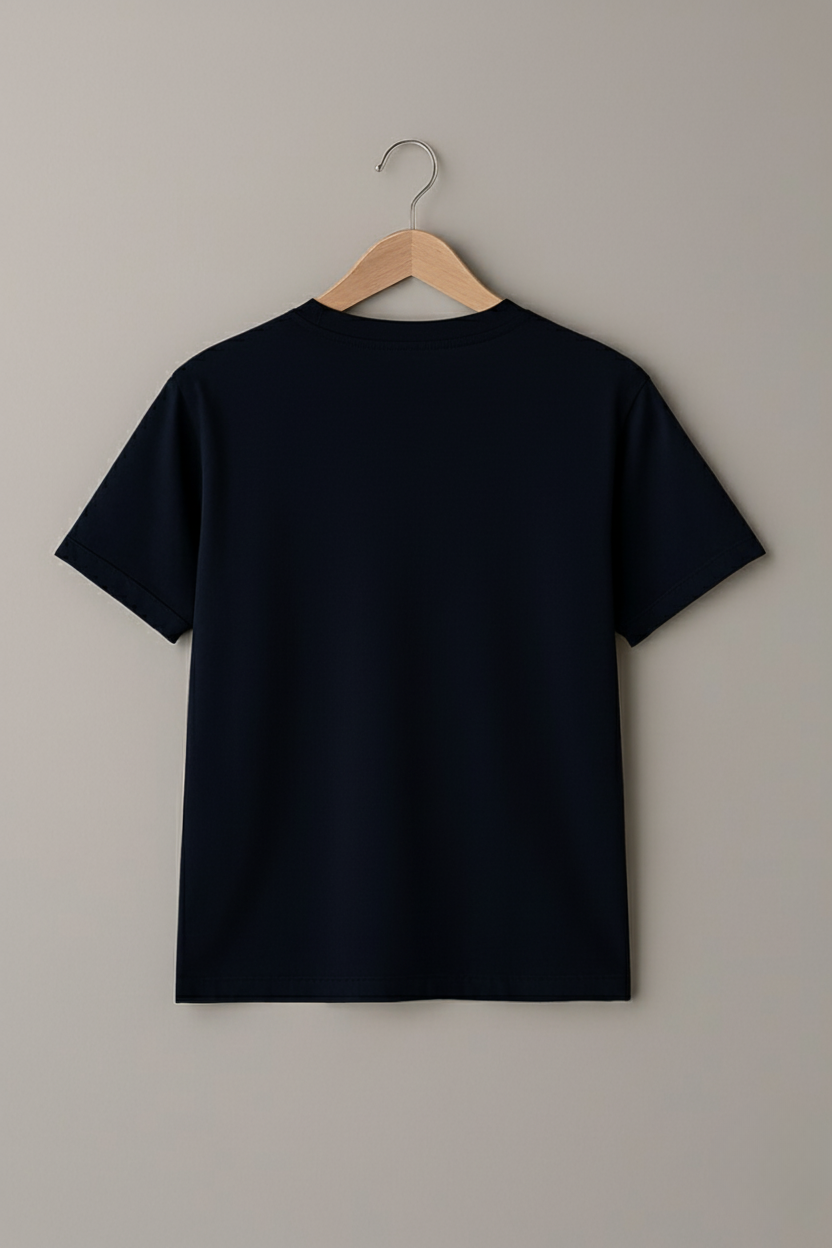 “Sugar Skull Scream” Navy Tee – Unisex Streetwear with Bite