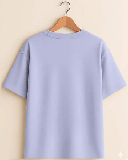 “Skull Scoop” Oversized T-Shirt – Lavender