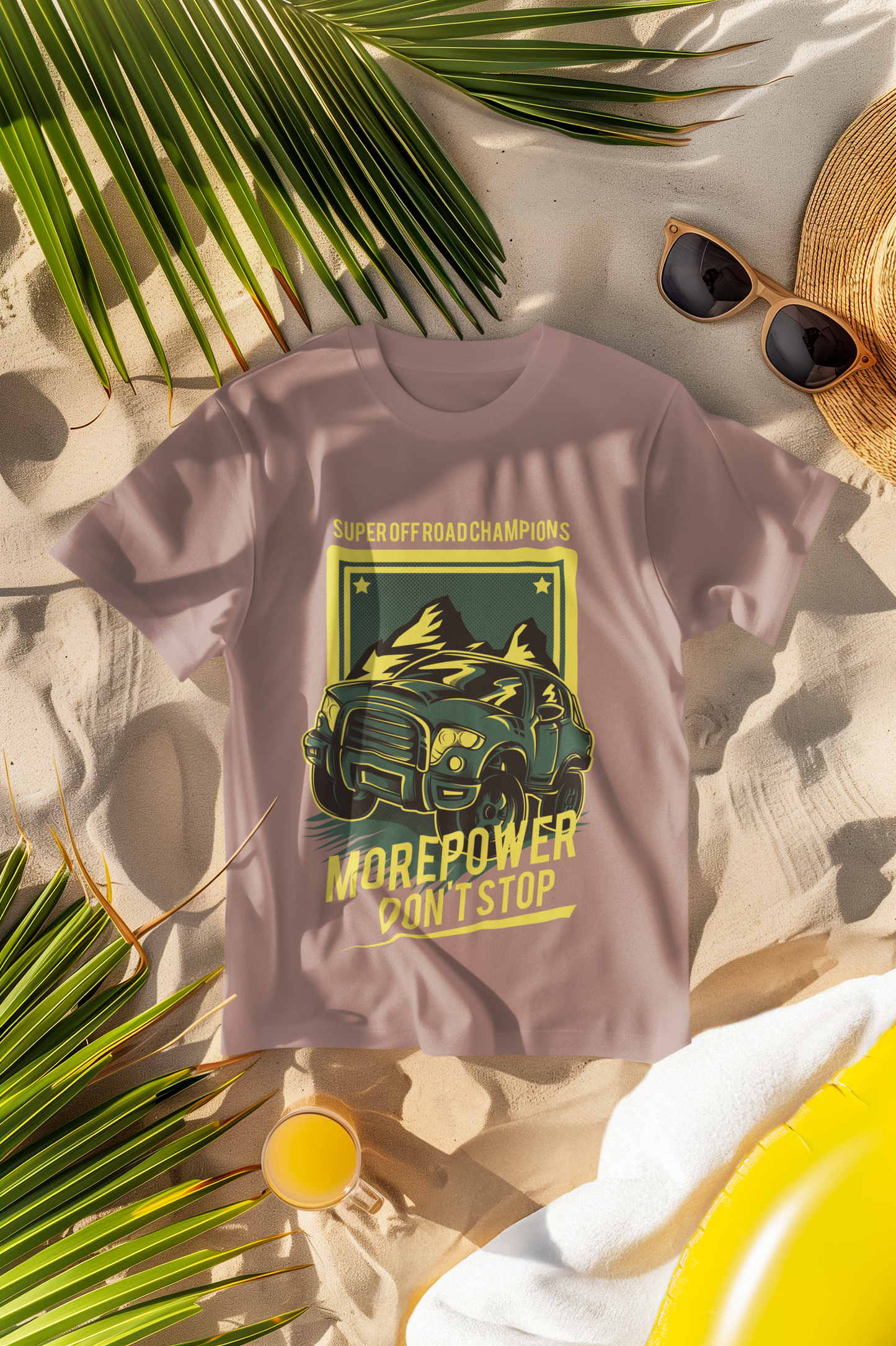 “More Power” Mushroom Tee – Men’s Moto Graphic Streetwear
