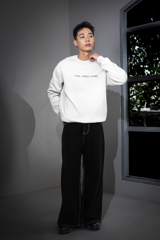 White Oversized One Piece Usopp, Luffy & Zoro Sweatshirt – Unisex Streetwear by Vibed Vines