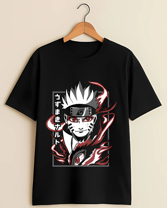 Naruto Uzumaki Kurama Mode Graphic T-Shirt