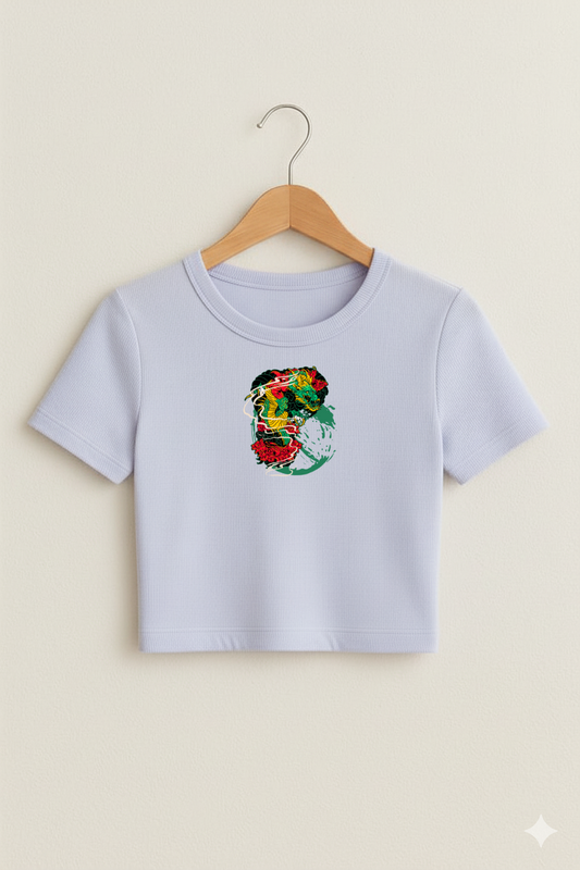 “Dream Bloom” Crop Top – Lavender Edition