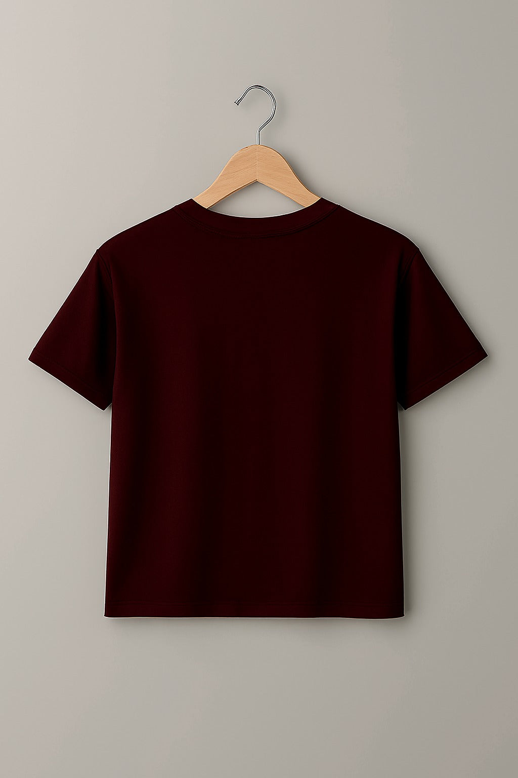 "Tomorrow Will Be Better" Heart Graphic T-Shirt in Maroon