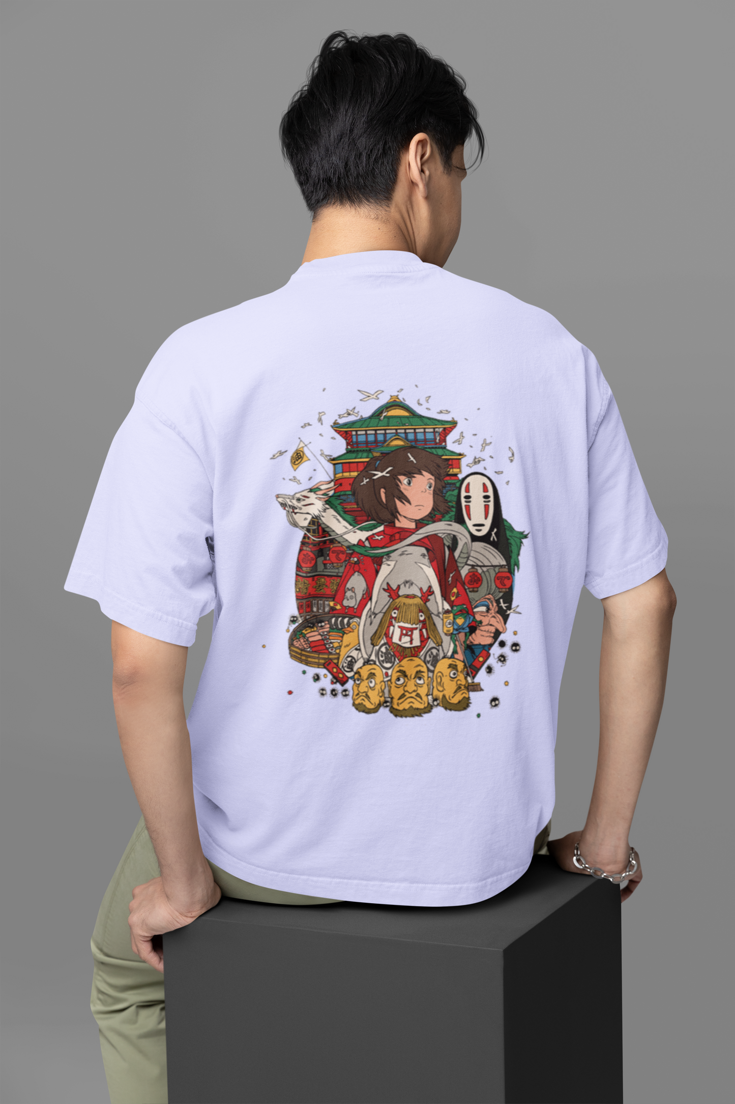 Spirited Away Oversized Graphic T-Shirt