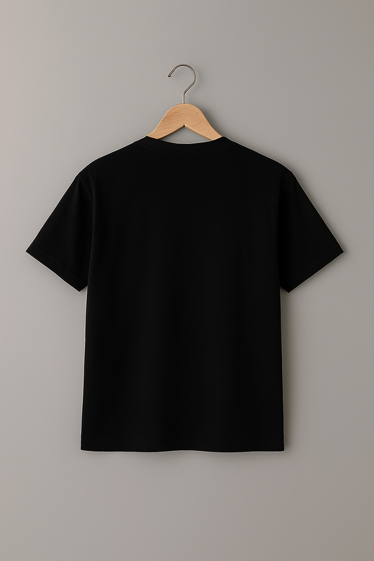 “Campus 74” Black Tee – Men’s Graphic Streetwear Classic