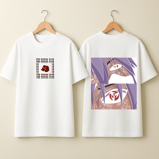 “Uchiha Reign” Oversized T-Shirt – White