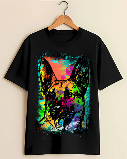 “Alpha Spectrum” Oversized T-Shirt – Black