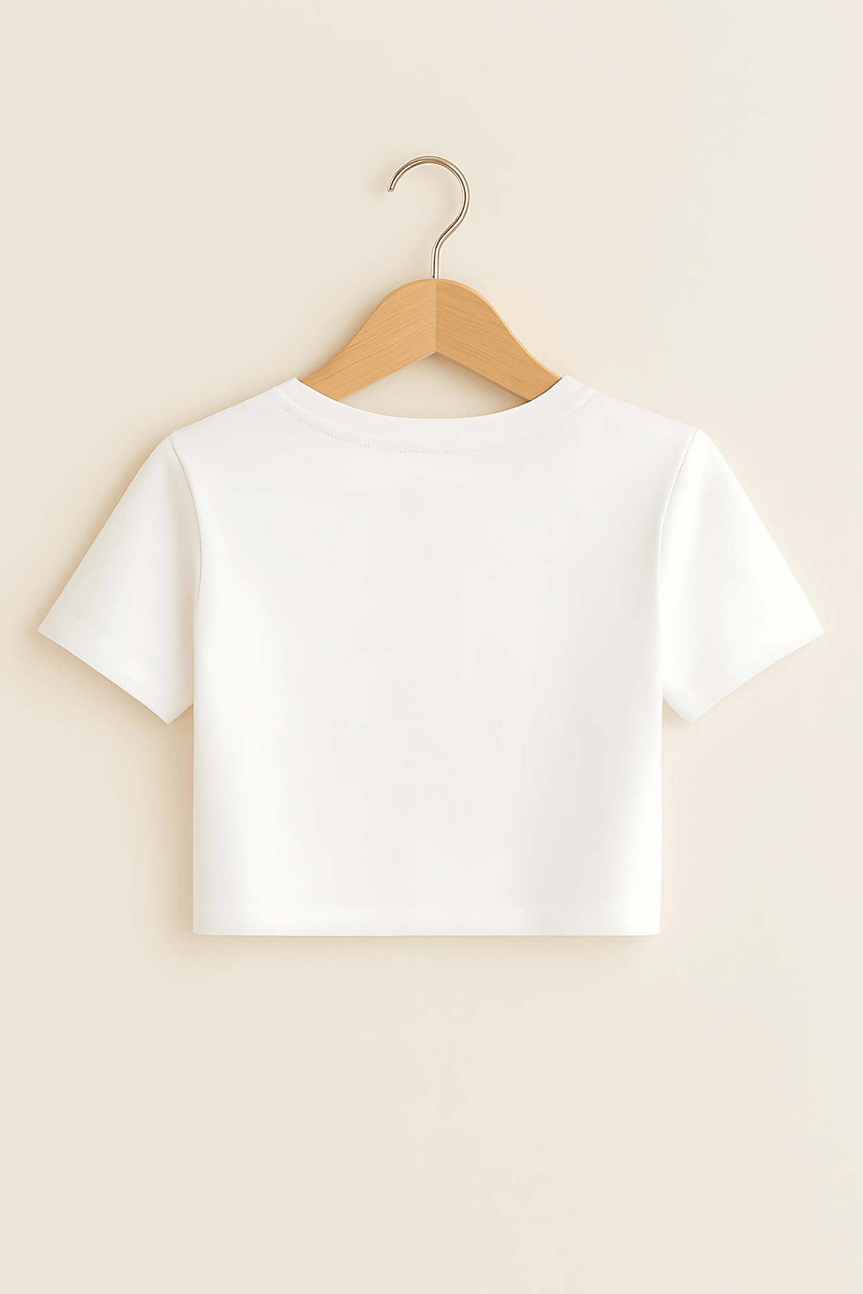 “Zen Bloom” Crop Top – White Edition