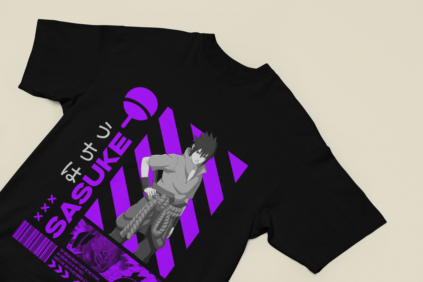 Sasuke Streetwear Oversized Graphic T-shirt