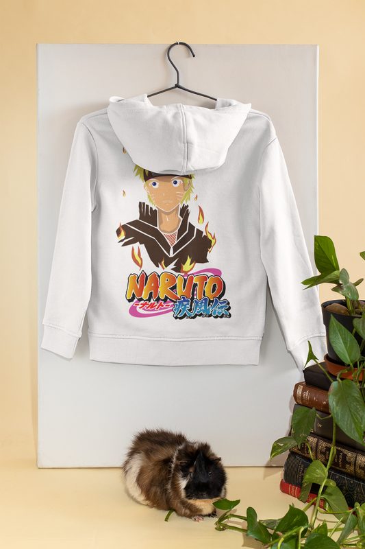 Naruto Uzumaki Flames Hoodie
