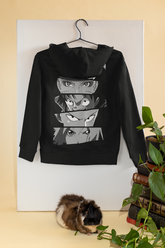 Anime Eyes Intensity Oversized Hoodie
