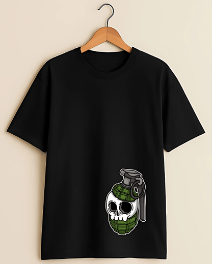 “Dead Drop” Oversized T-Shirt – Black