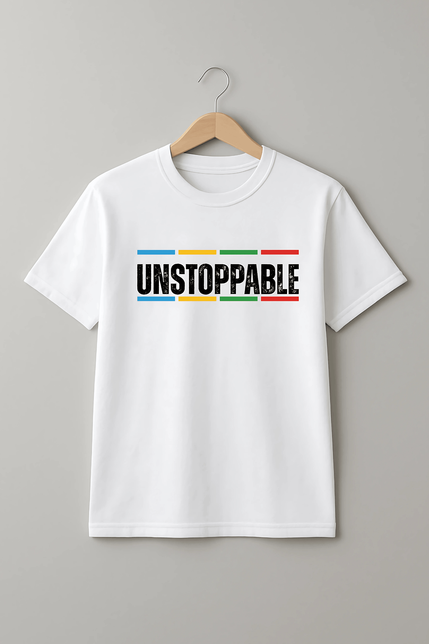 "Unstoppable" Graphic T-Shirt in White - The Vibed Vines